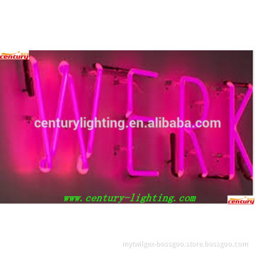 classic chinese factory werk neon sign